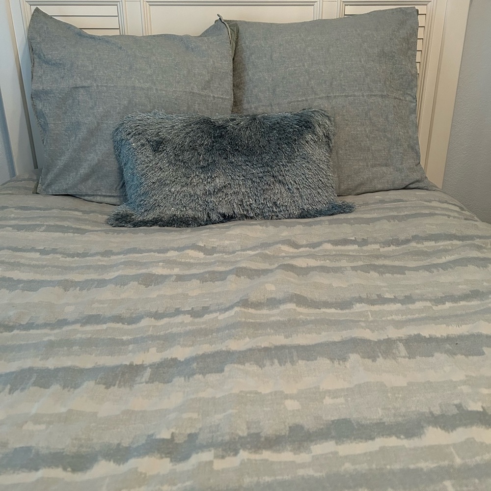 Highline Bedding Co. Queen Duvet Cover 3 piece Set